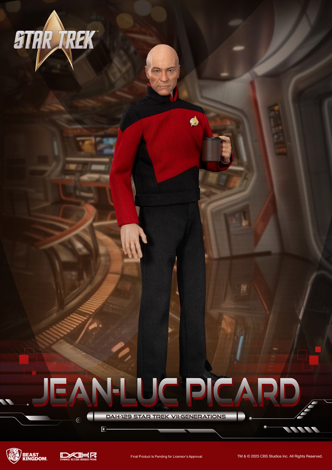 Star Trek Jean-Luc Picard Action Figure  (Prototype Shown) View 8