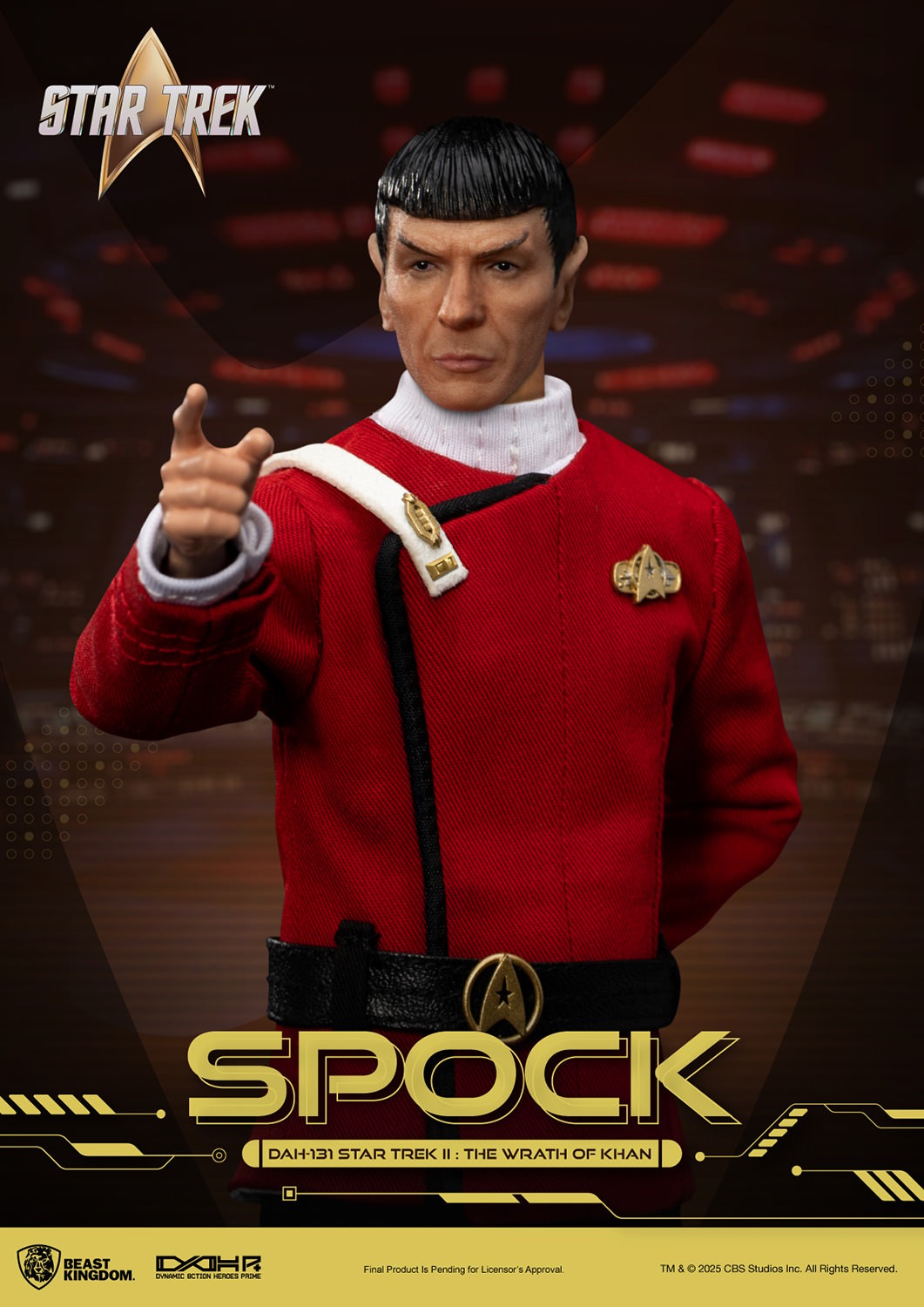 Star Trek Spock Action Figure  (Prototype Shown) View 7