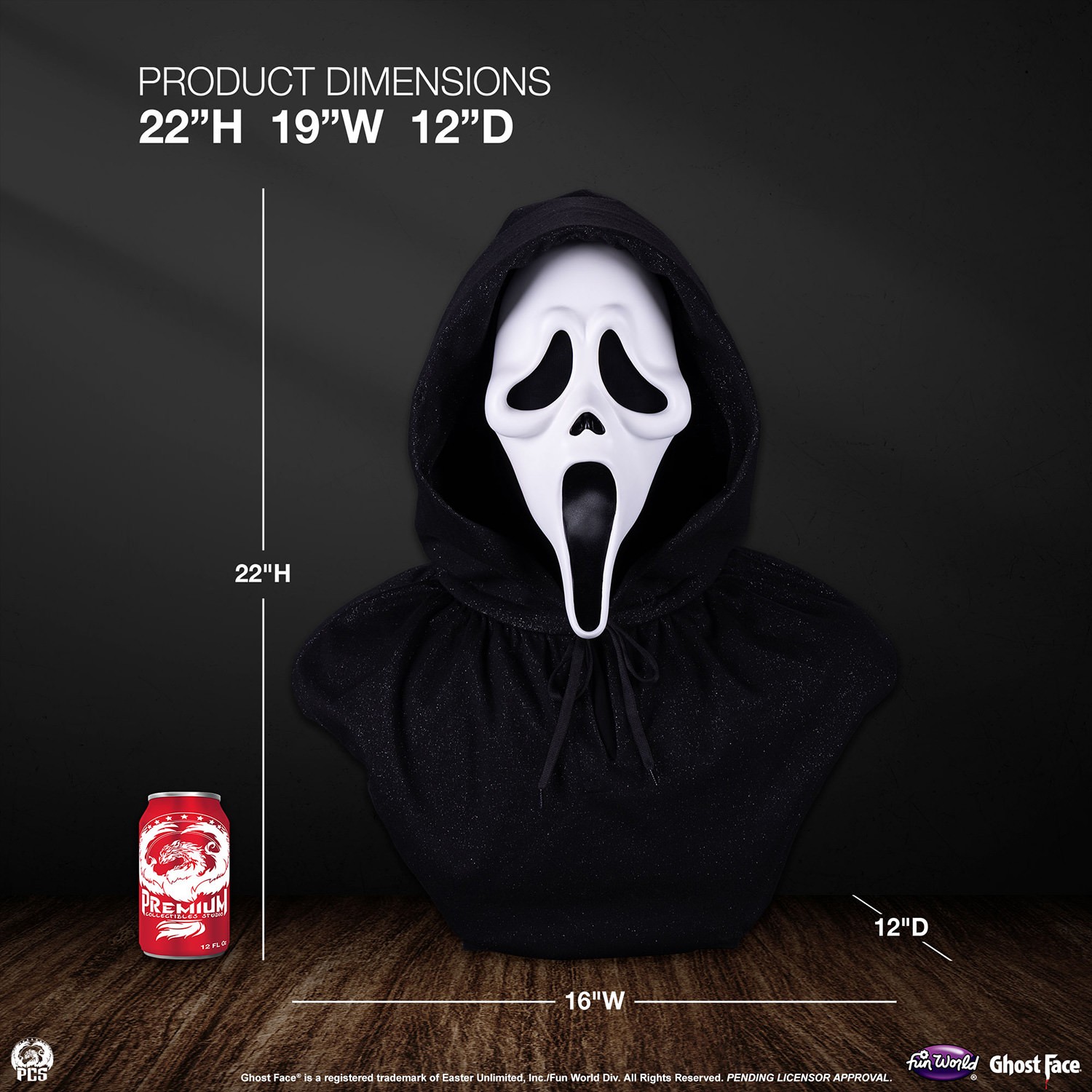 Ghost Face® Ghost Face Life-Size Bust  (Prototype Shown) View 2