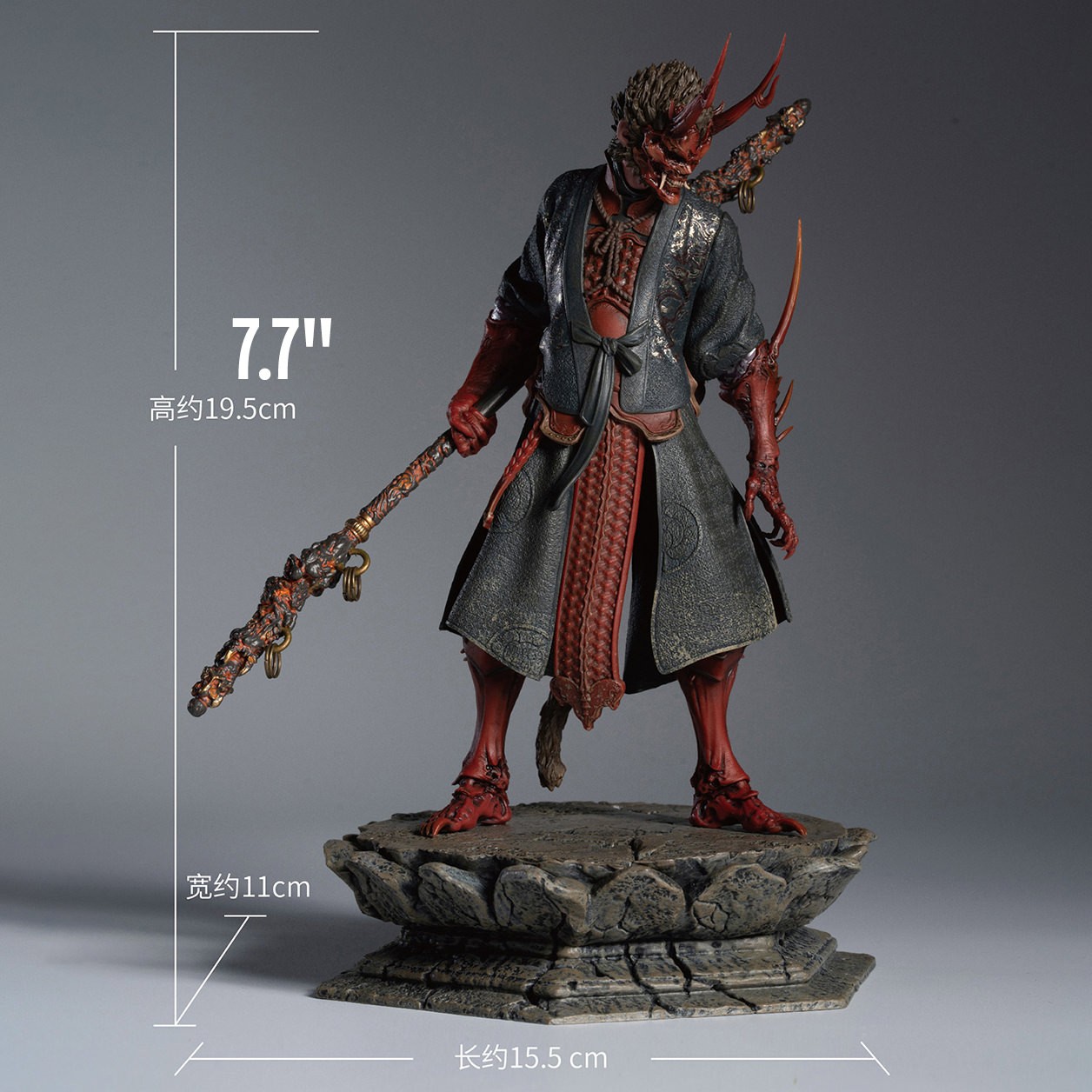 Black Myth: Wukong The Destined One in Yaksha’s Outrage Armor Set Figurine  (Prototype Shown) View 2
