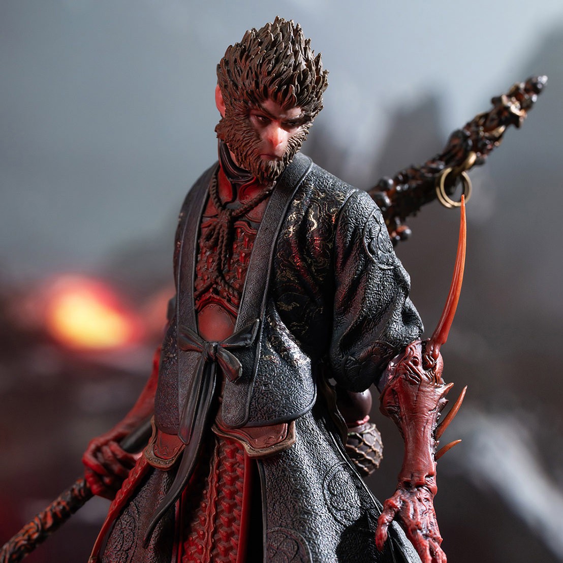 Black Myth: Wukong The Destined One in Yaksha’s Outrage Armor Set Figurine  (Prototype Shown) View 5