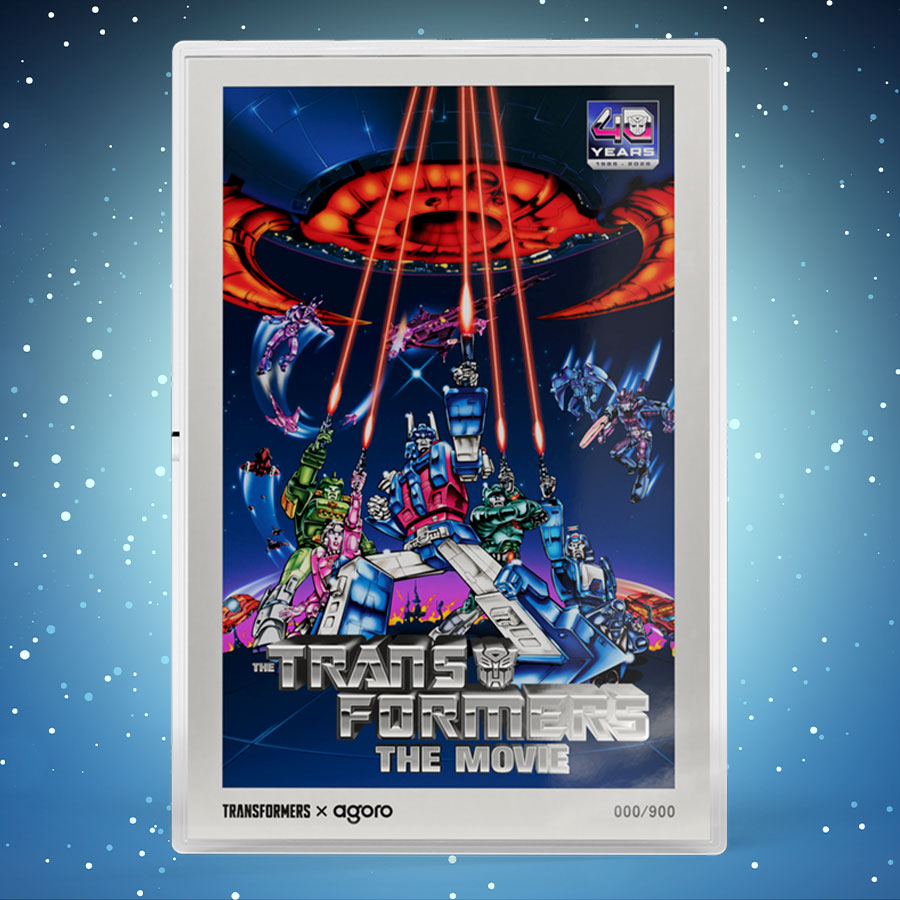 Transformers The Transformers: The Movie (1986) Poster Silver Collectible  (Prototype Shown) View 1
