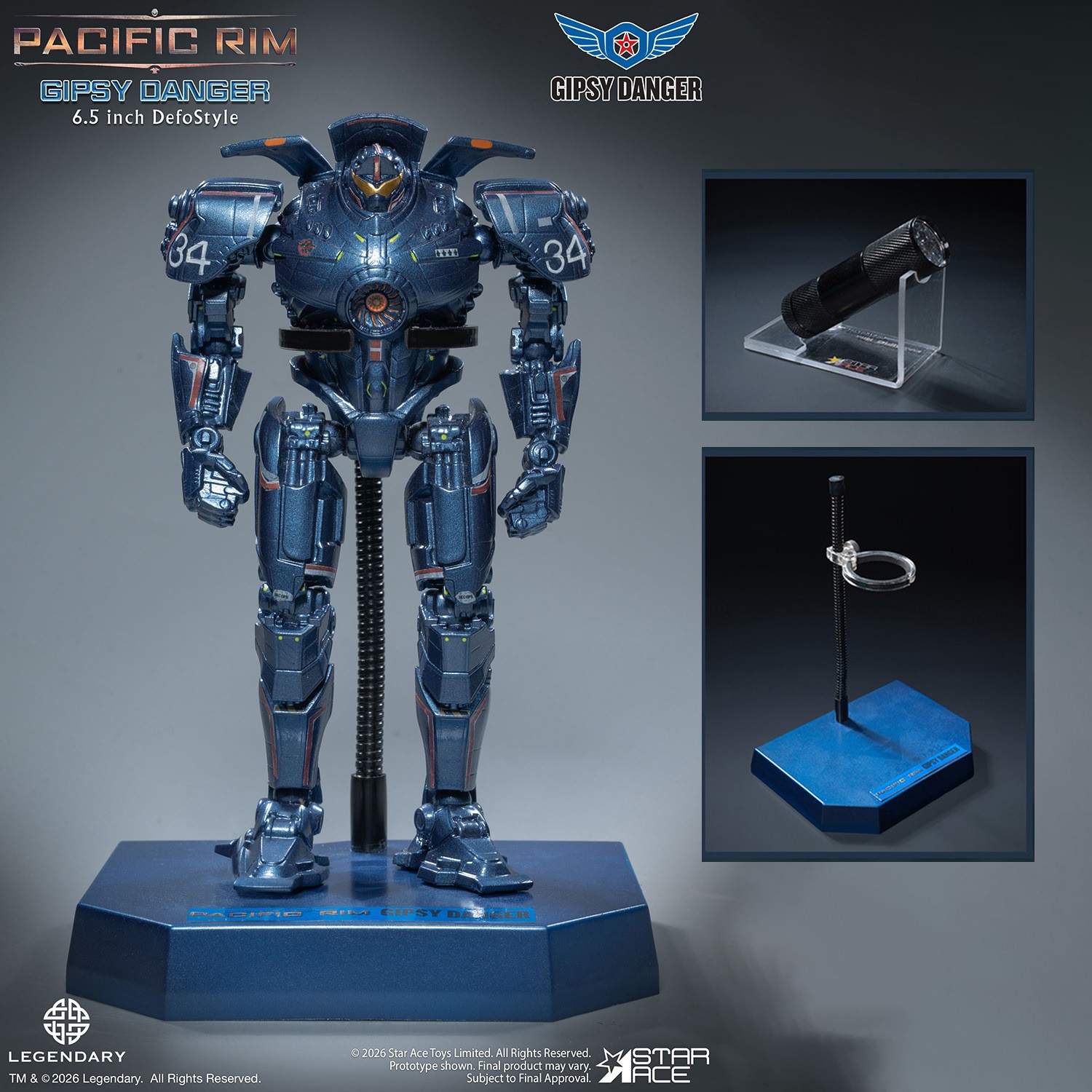 Pacific Rim Gipsy Danger and Cherno Alpha Deluxe Collectible Set  (Prototype Shown) View 3