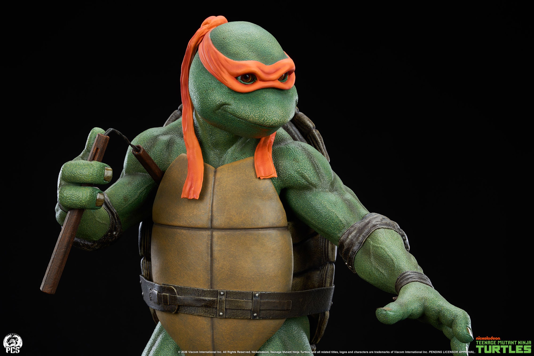 Teenage Mutant Ninja Turtles TMNT - Michelangelo 1:2 Scale Statue  (Prototype Shown) View 7