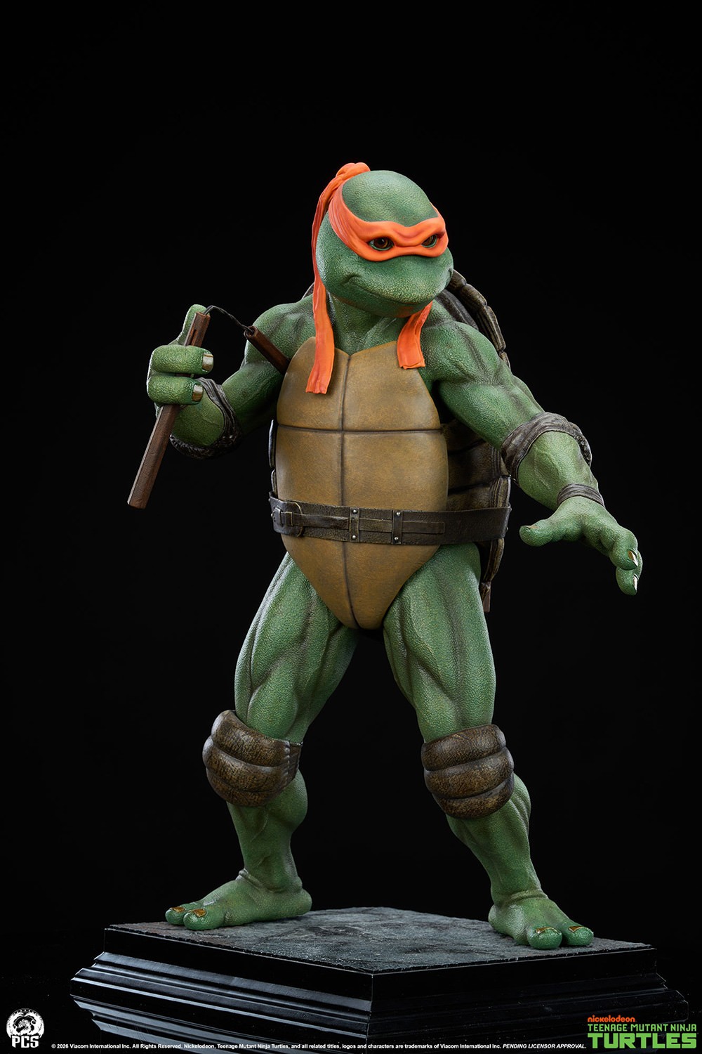 Teenage Mutant Ninja Turtles TMNT - Michelangelo 1:2 Scale Statue  (Prototype Shown) View 8