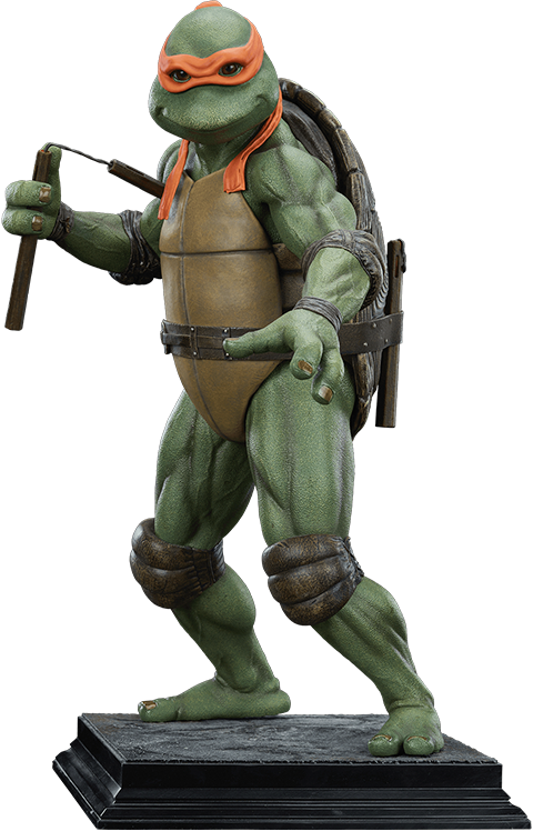 Teenage Mutant Ninja Turtles TMNT - Michelangelo 1:2 Scale Statue  (Prototype Shown) View 13