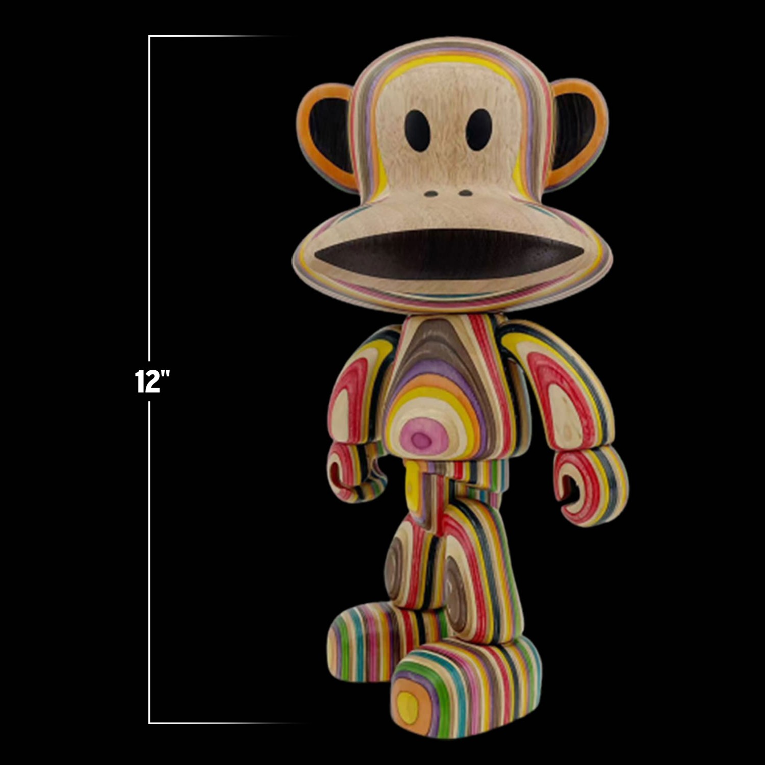 Paul Frank Paul Frank Julius (Contours - Colourful Version) Collectible Figure  (Prototype Shown) View 2