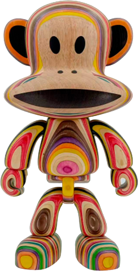 Paul Frank Paul Frank Julius (Contours - Colourful Version) Collectible Figure  (Prototype Shown) View 7