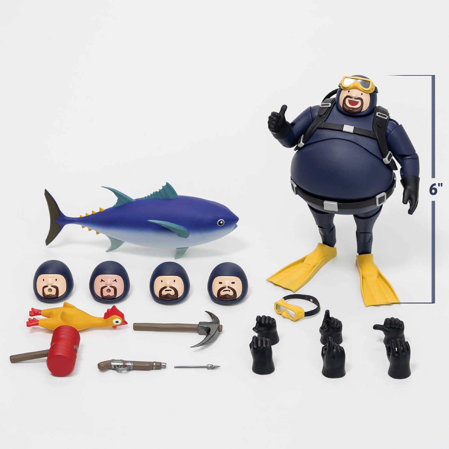 Beautiful Chemistry Dave the Diver Action Figure  (Prototype Shown) View 2
