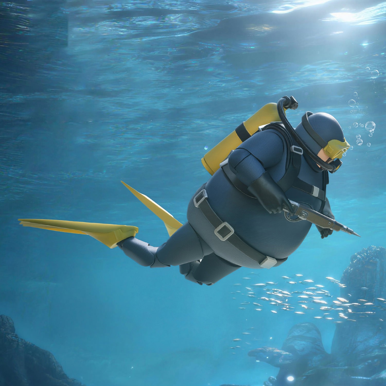 Beautiful Chemistry Dave the Diver Action Figure  (Prototype Shown) View 4