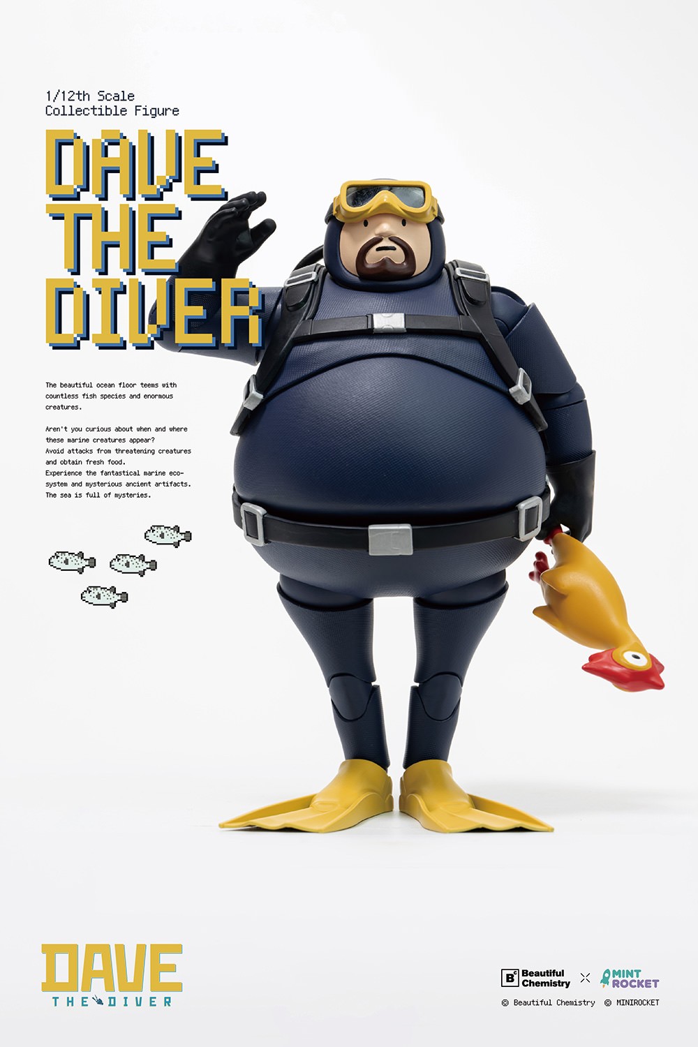 Beautiful Chemistry Dave the Diver Action Figure  (Prototype Shown) View 7