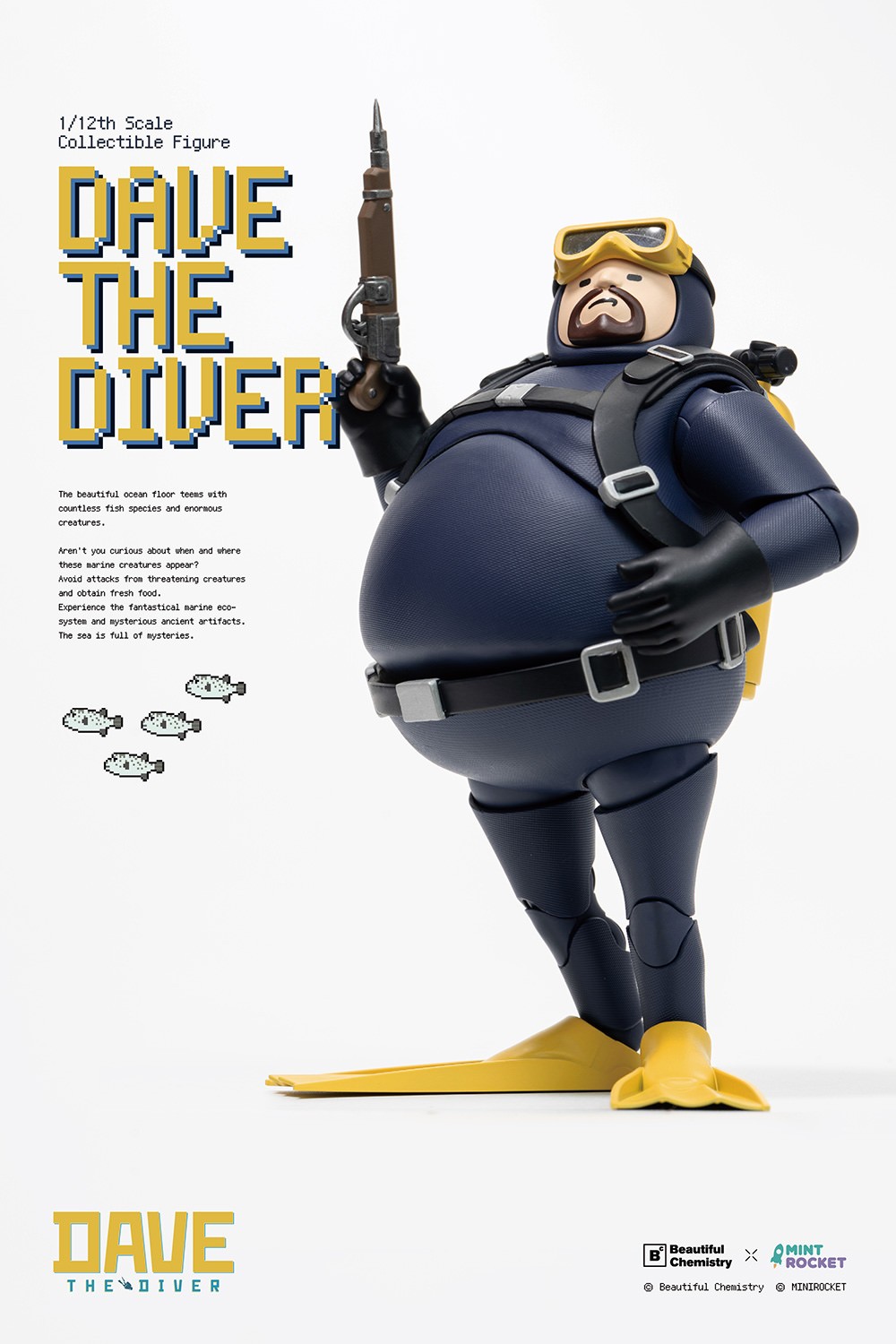 Beautiful Chemistry Dave the Diver Action Figure  (Prototype Shown) View 9