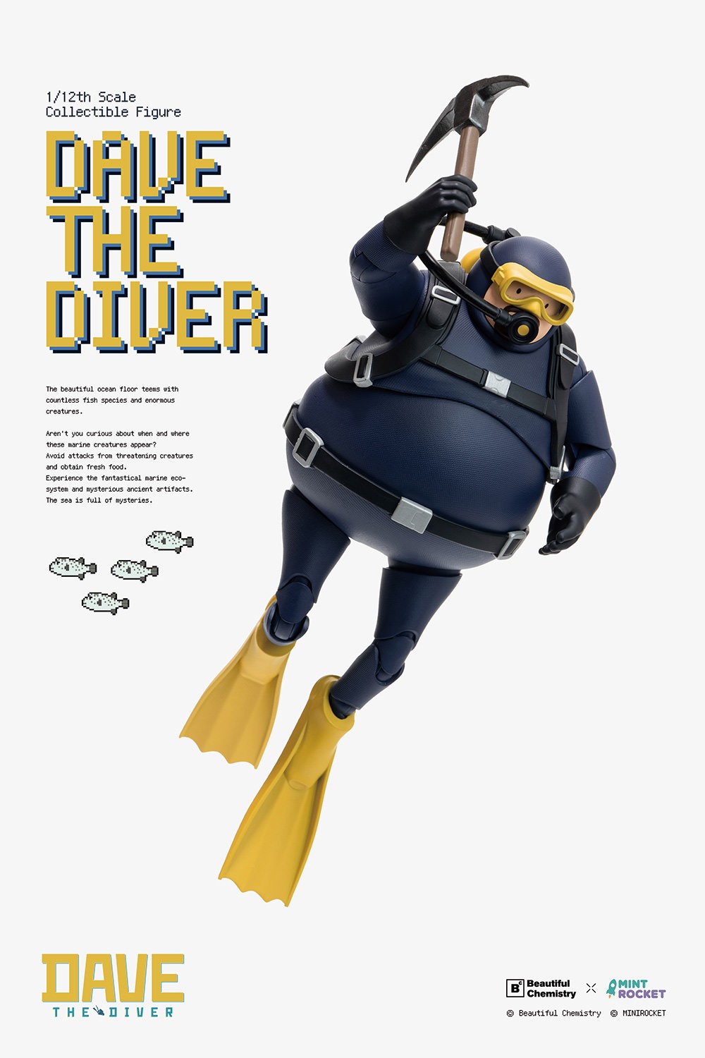 Beautiful Chemistry Dave the Diver Action Figure  (Prototype Shown) View 10