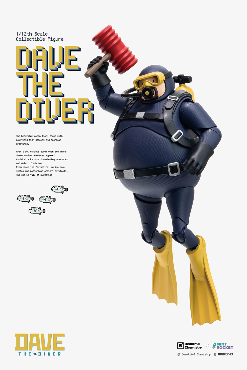 Beautiful Chemistry Dave the Diver Action Figure  (Prototype Shown) View 11
