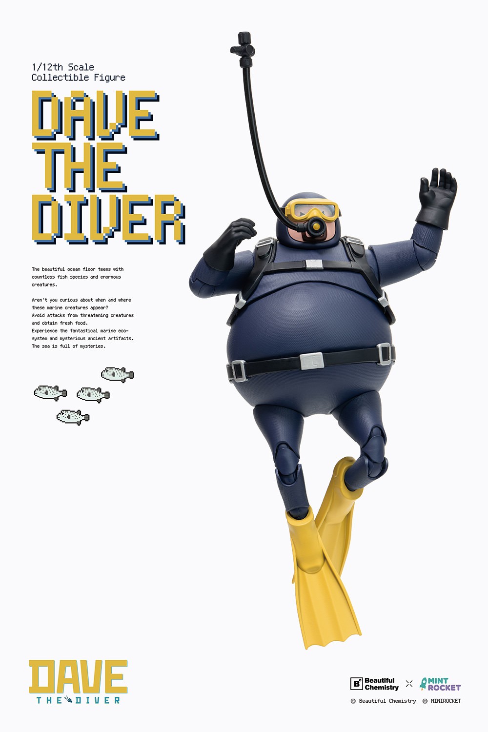 Beautiful Chemistry Dave the Diver Action Figure  (Prototype Shown) View 12