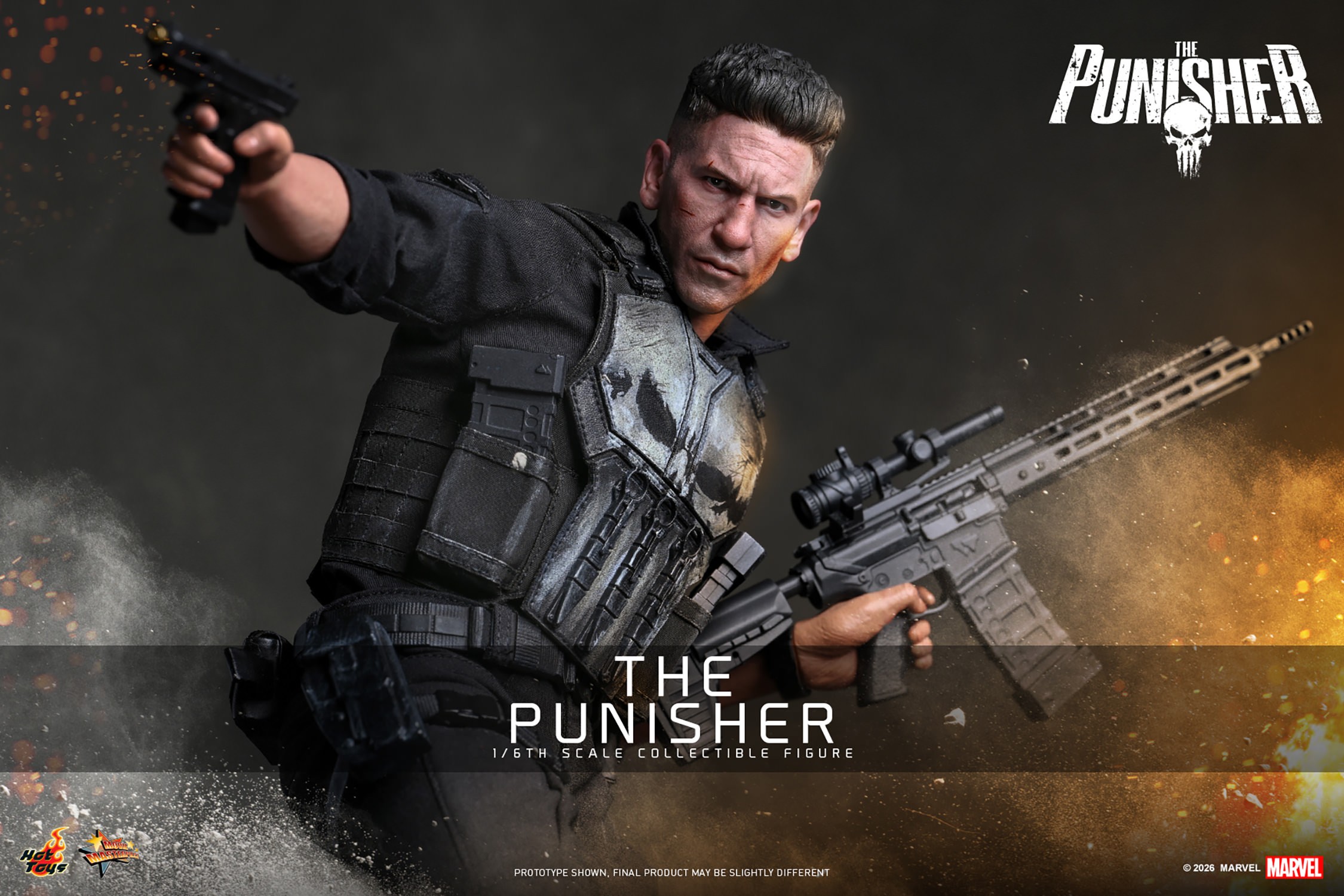 Marvel The Punisher Sixth Scale Figure  (Prototype Shown) View 1