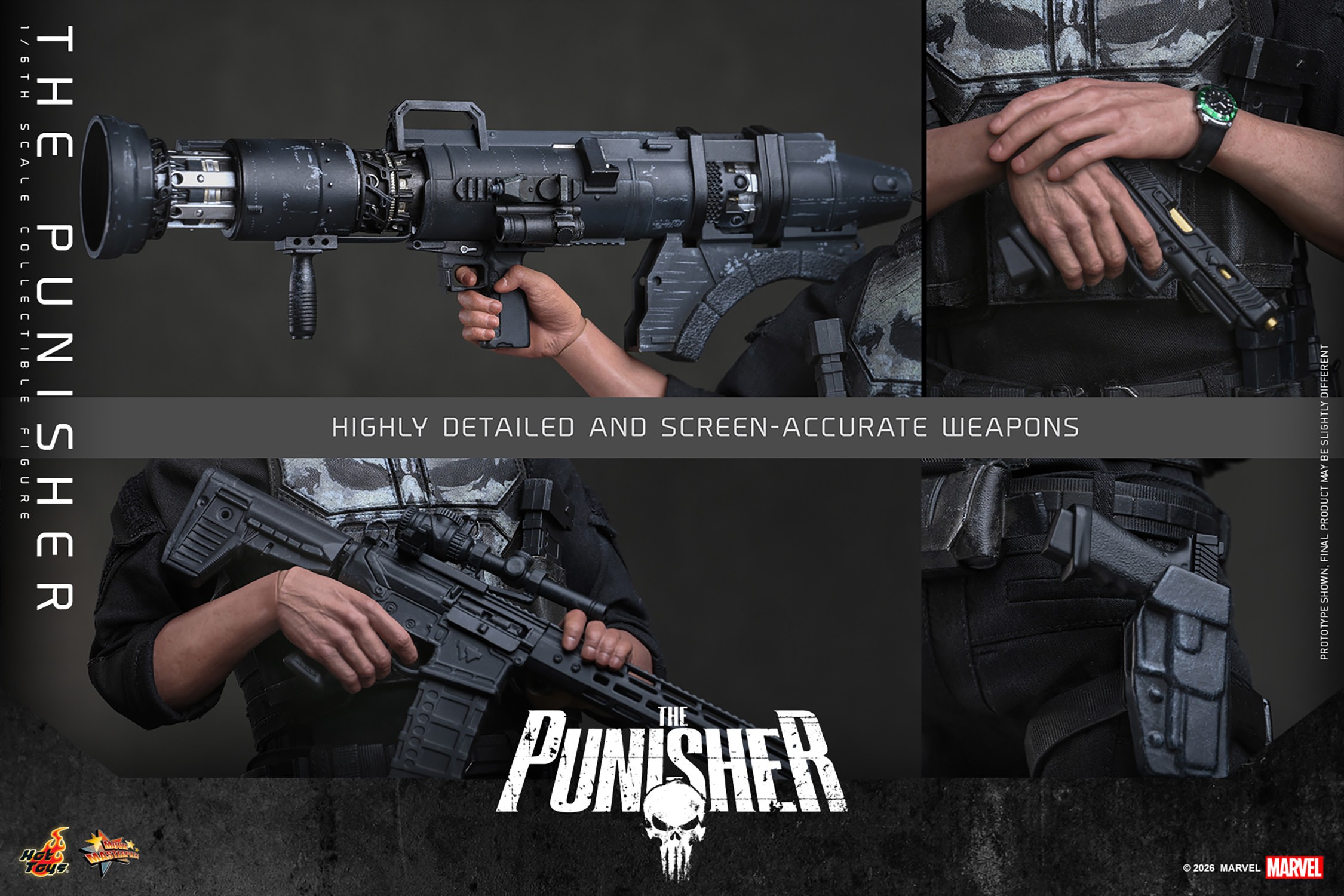 Marvel The Punisher Sixth Scale Figure  (Prototype Shown) View 23
