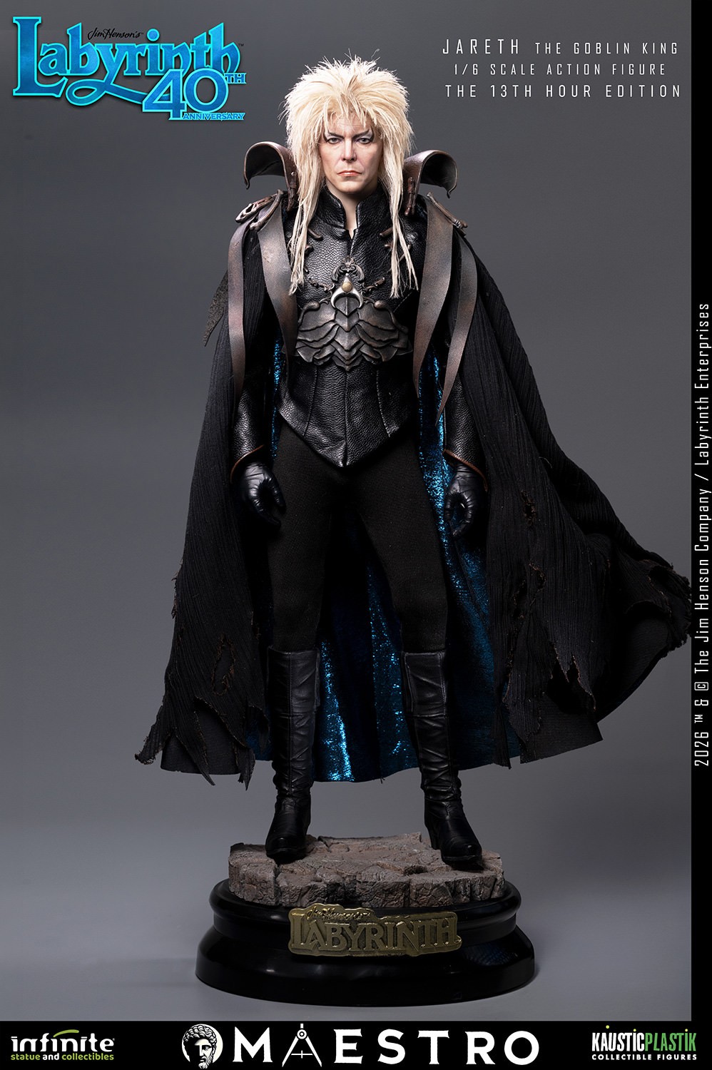 Labyrinth Jareth the Goblin King (The 13th Hour Edition) Sixth Scale Figure  (Prototype Shown) View 8