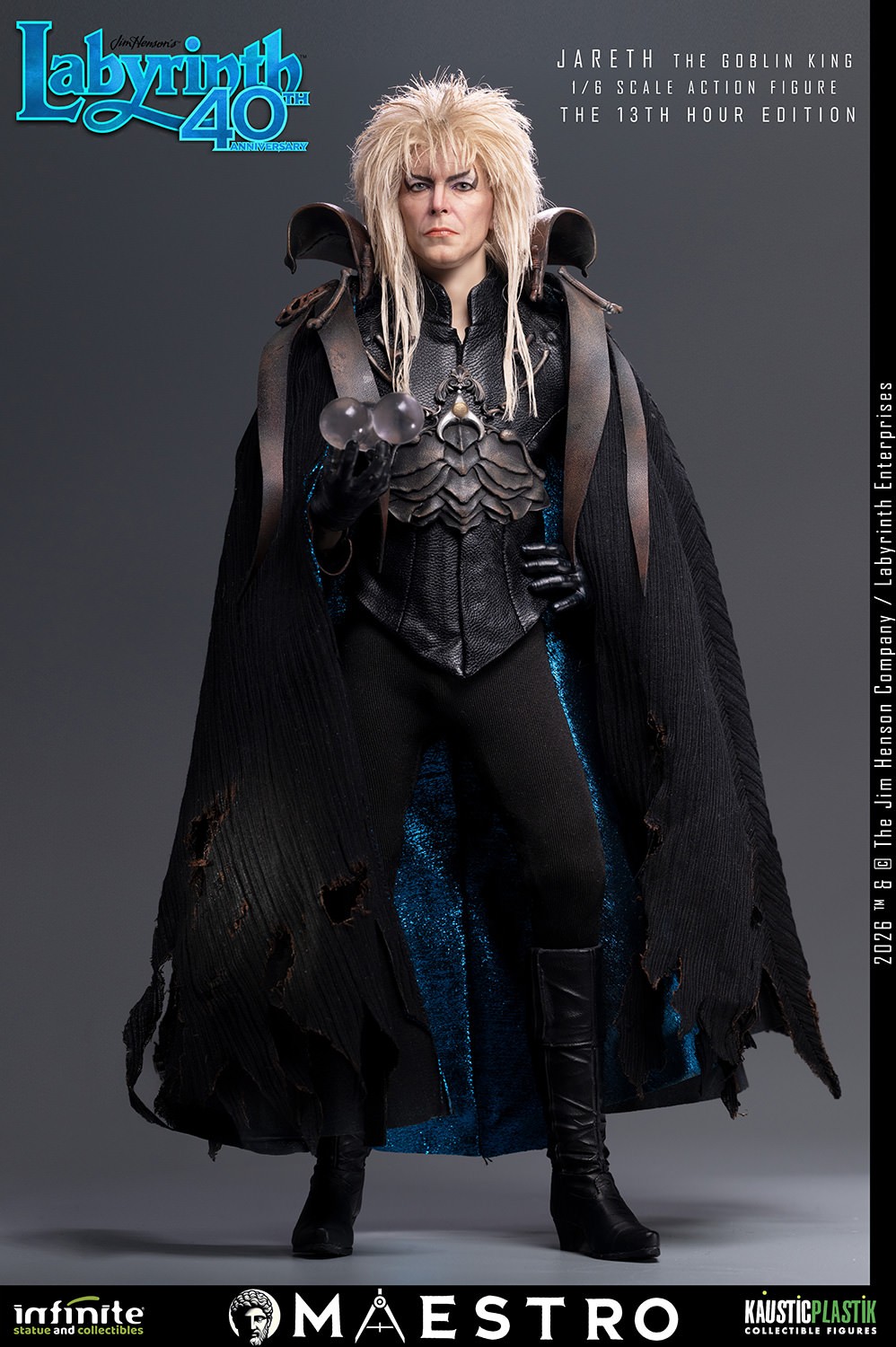 Labyrinth Jareth the Goblin King (The 13th Hour Edition) Sixth Scale Figure  (Prototype Shown) View 9