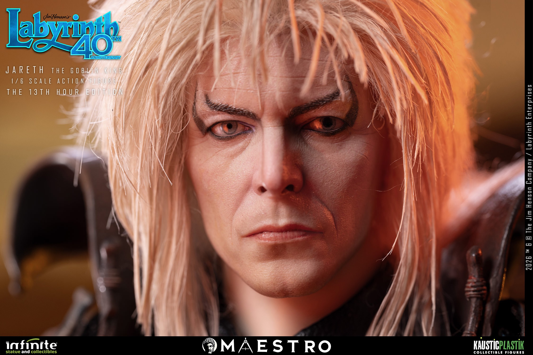 Labyrinth Jareth the Goblin King (The 13th Hour Edition) Sixth Scale Figure  (Prototype Shown) View 13