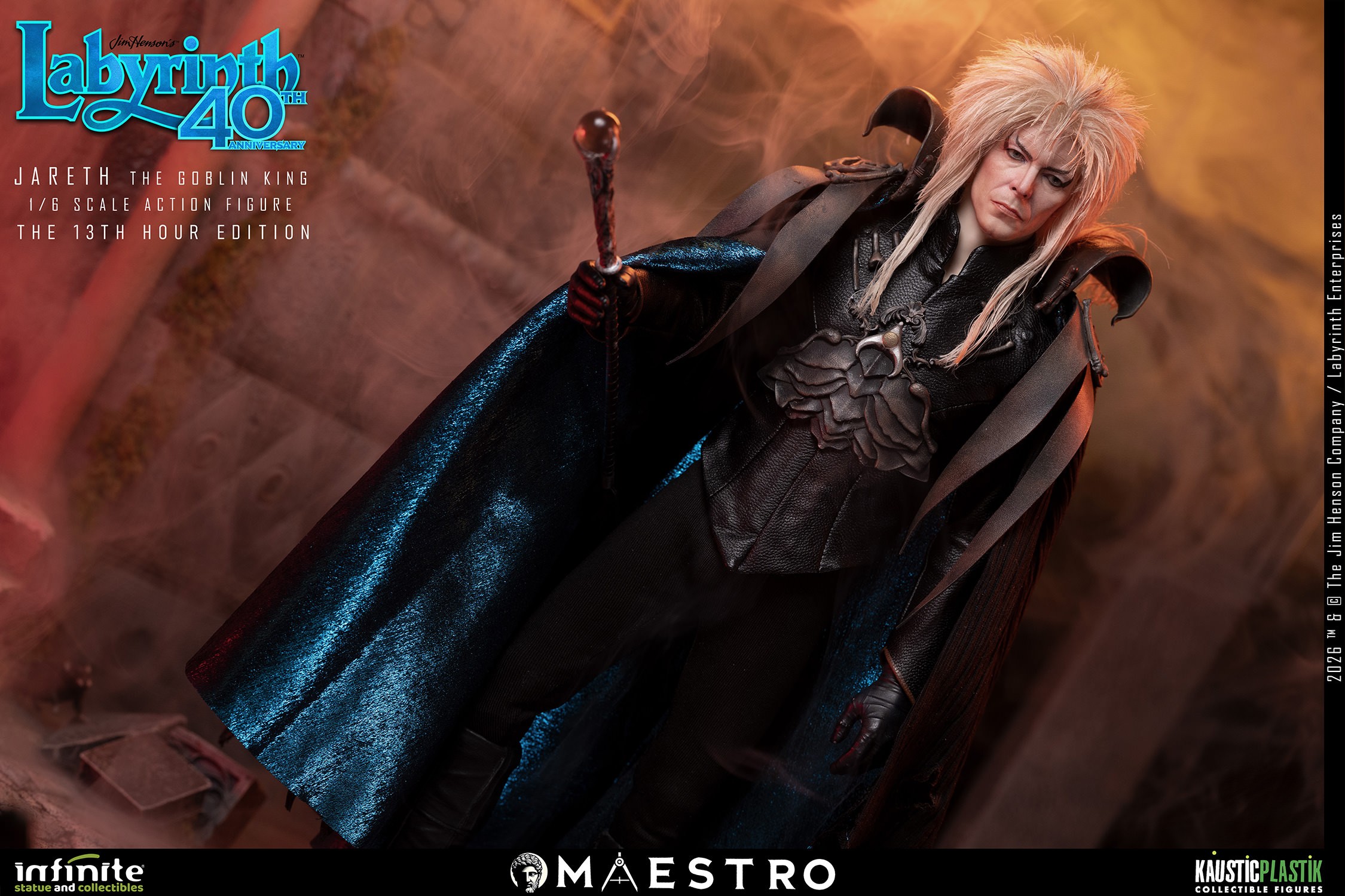Labyrinth Jareth the Goblin King (The 13th Hour Edition) Sixth Scale Figure  (Prototype Shown) View 14