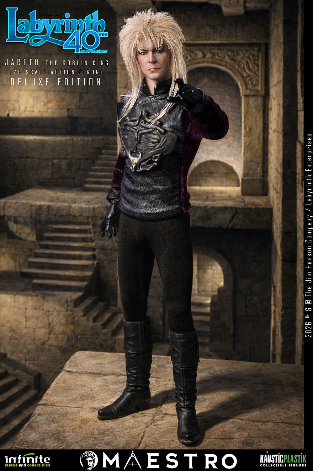 Labyrinth Jareth the Goblin King (Deluxe Edition) Sixth Scale Figure  (Prototype Shown) View 5