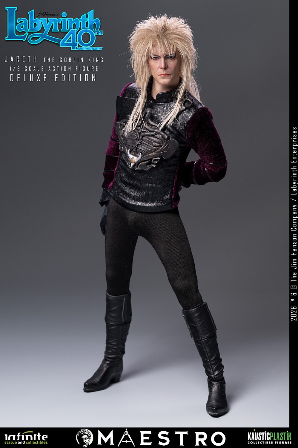 Labyrinth Jareth the Goblin King (Deluxe Edition) Sixth Scale Figure  (Prototype Shown) View 9
