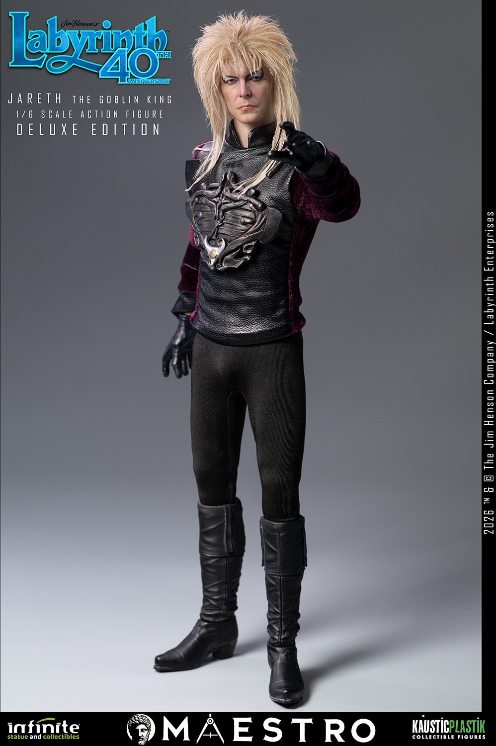 Labyrinth Jareth the Goblin King (Deluxe Edition) Sixth Scale Figure  (Prototype Shown) View 10