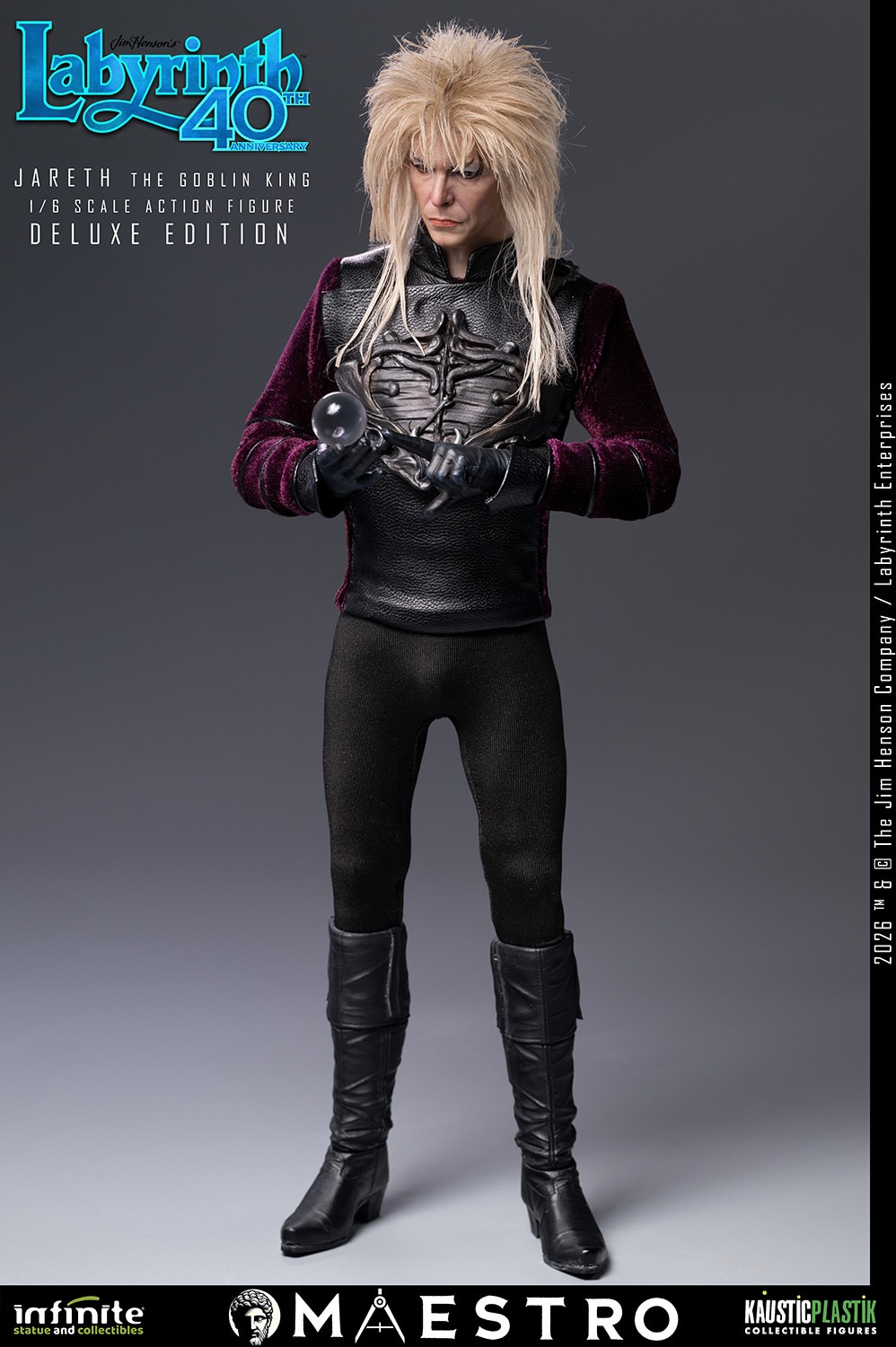 Labyrinth Jareth the Goblin King (Deluxe Edition) Sixth Scale Figure  (Prototype Shown) View 12