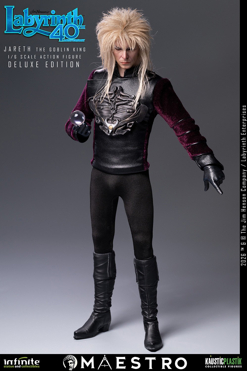 Labyrinth Jareth the Goblin King (Deluxe Edition) Sixth Scale Figure  (Prototype Shown) View 13