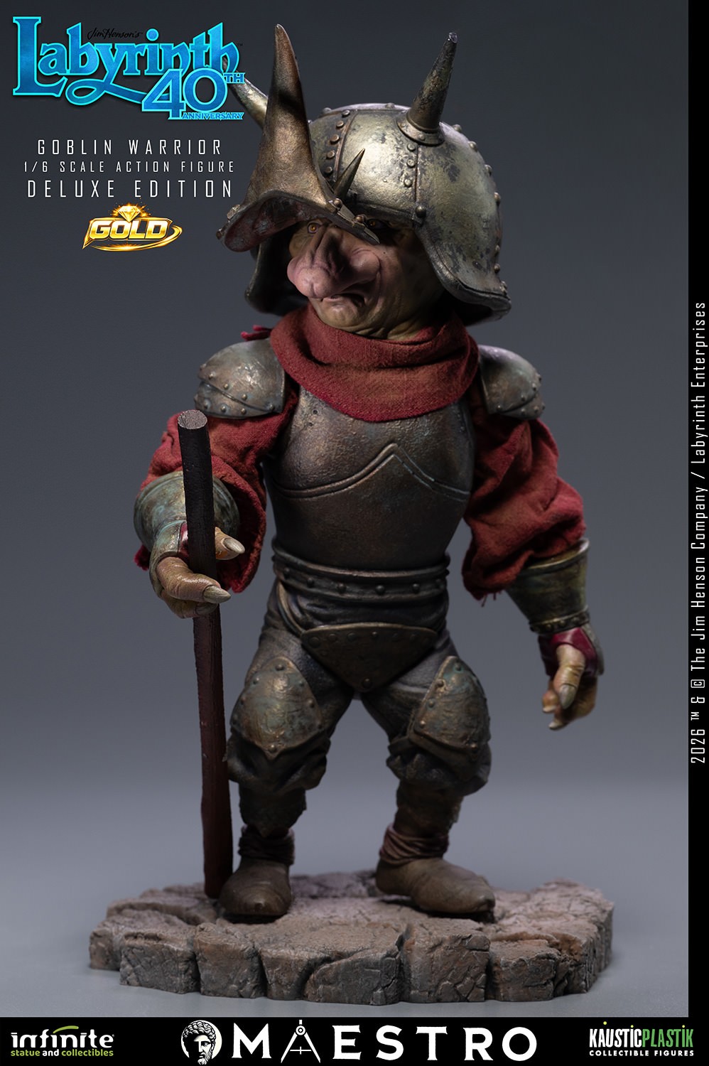 Labyrinth Jareth the Goblin King (Deluxe Edition) Gold Sixth Scale Figure  (Prototype Shown) View 9