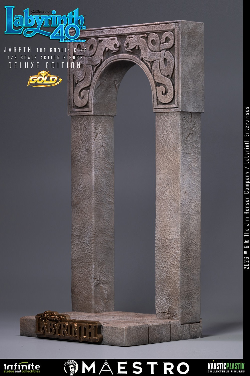 Labyrinth Jareth the Goblin King (Deluxe Edition) Gold Sixth Scale Figure  (Prototype Shown) View 13