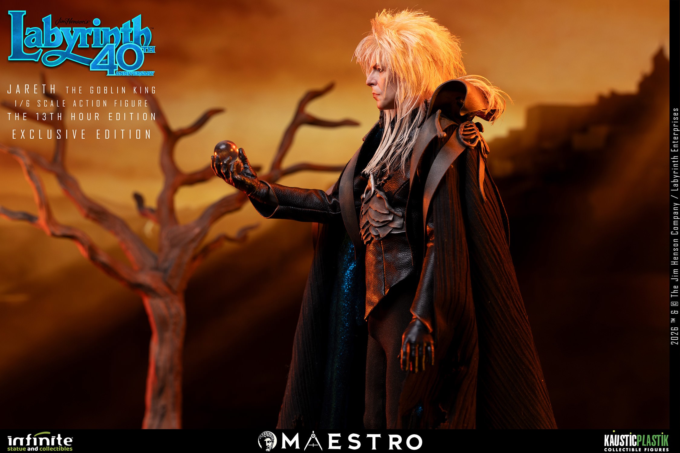 Labyrinth Jareth the Goblin King (The 13th Hour - Exclusive Edition) Sixth Scale Figure  Exclusive Edition (Prototype Shown) View 7