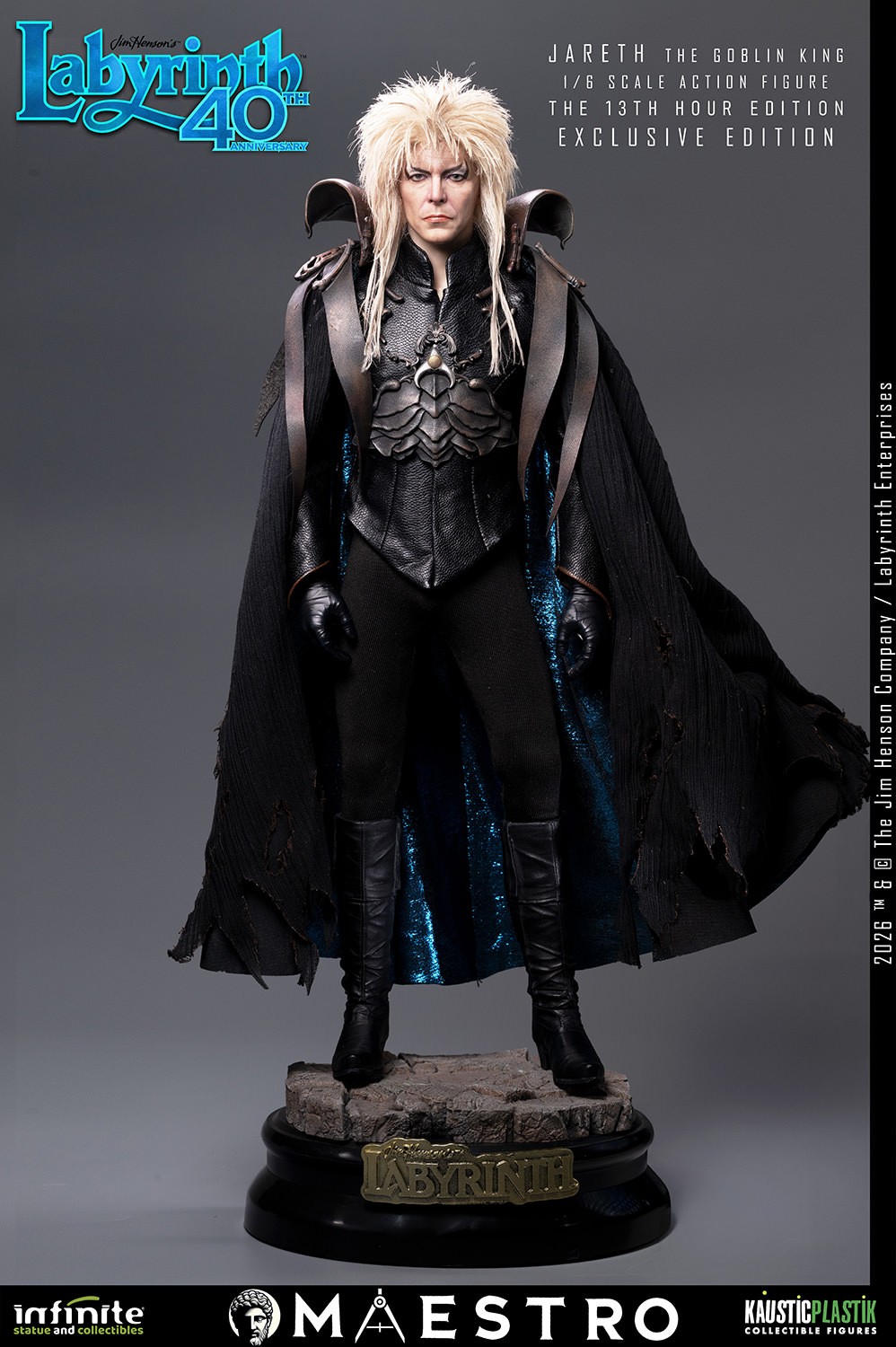 Labyrinth Jareth the Goblin King (The 13th Hour - Exclusive Edition) Sixth Scale Figure  Exclusive Edition (Prototype Shown) View 13