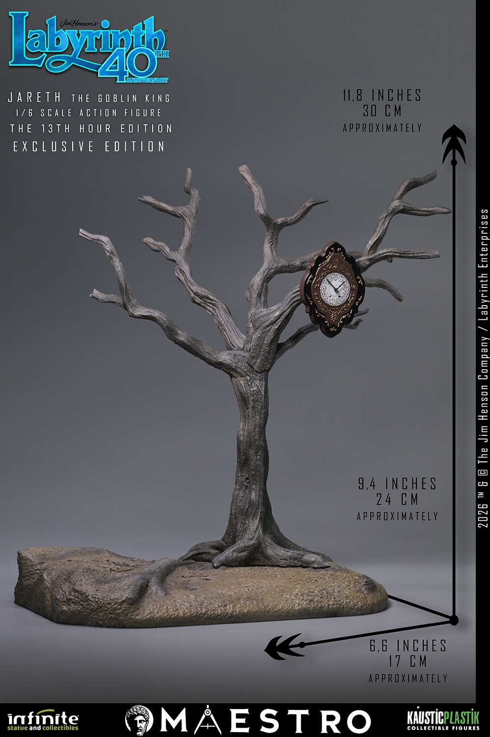 Labyrinth Jareth the Goblin King (The 13th Hour - Exclusive Edition) Sixth Scale Figure  Exclusive Edition (Prototype Shown) View 15