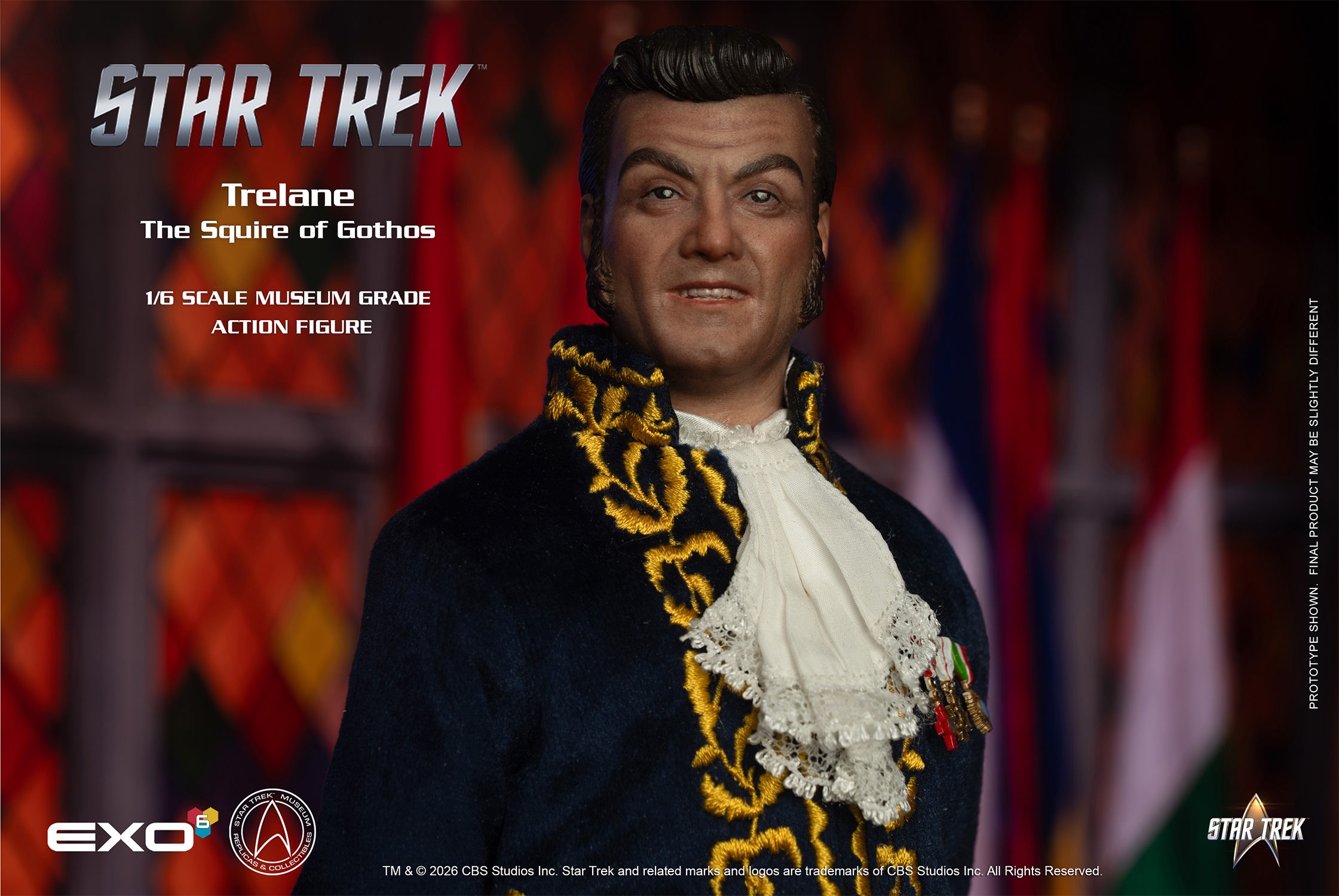Star Trek Trelane, The Squire of Gothos Sixth Scale Figure  (Prototype Shown) View 3