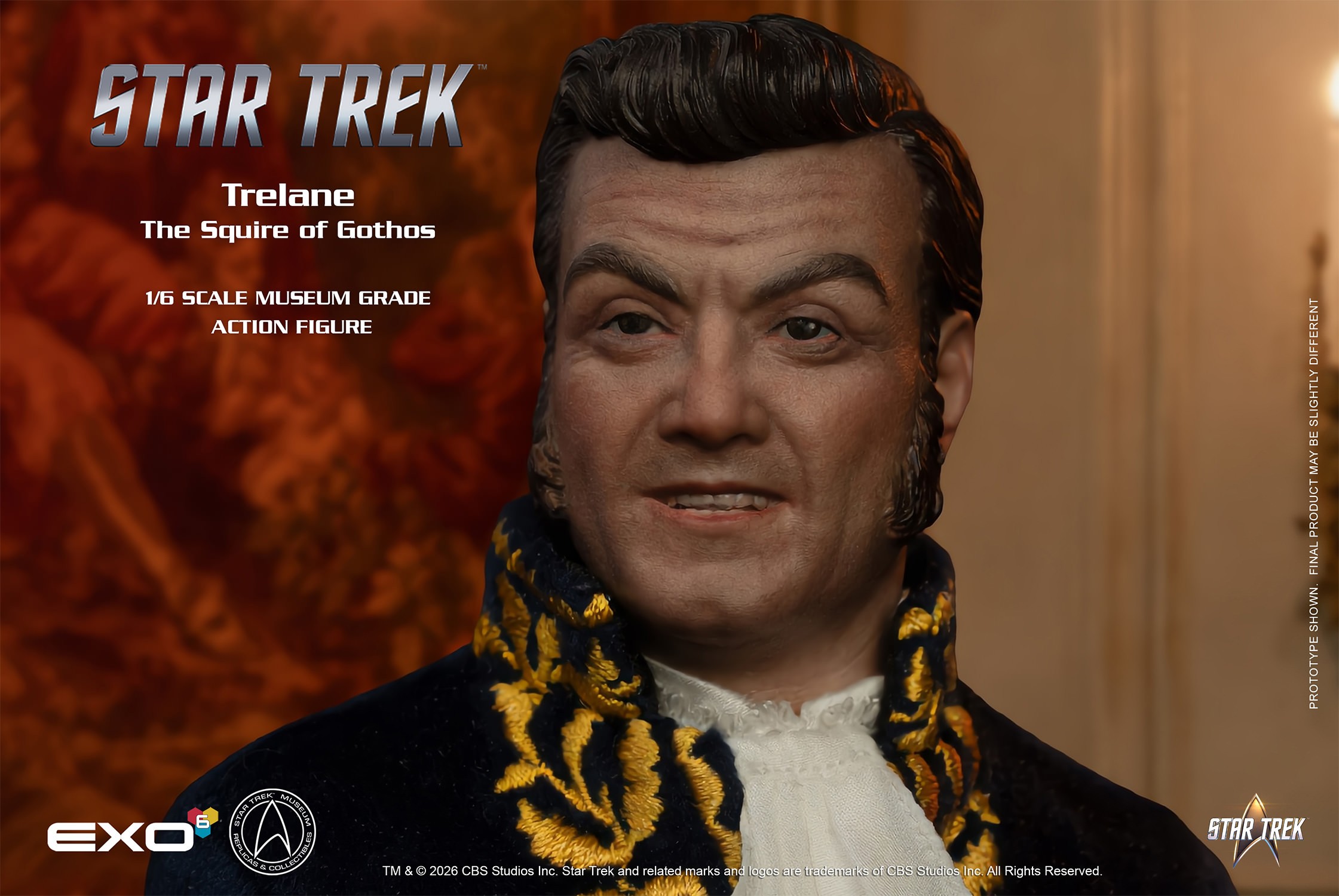 Star Trek Trelane, The Squire of Gothos Sixth Scale Figure  (Prototype Shown) View 6
