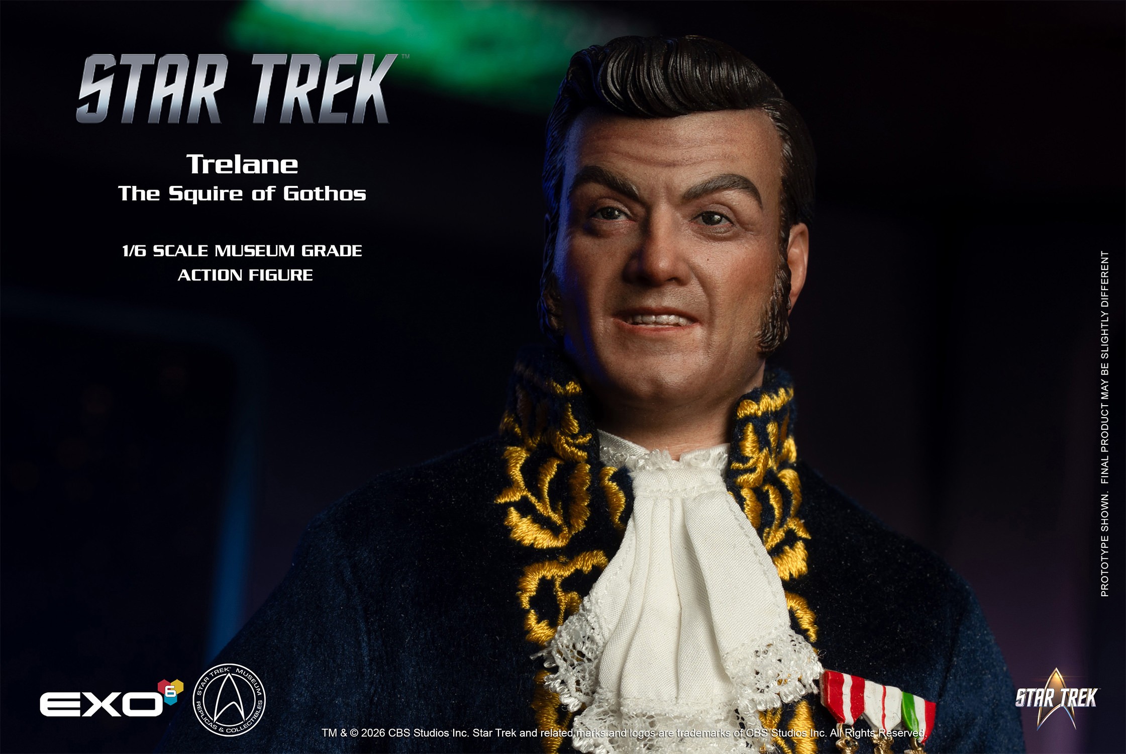 Star Trek Trelane, The Squire of Gothos Sixth Scale Figure  (Prototype Shown) View 7