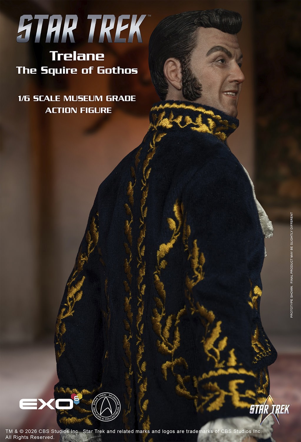 Star Trek Trelane, The Squire of Gothos Sixth Scale Figure  (Prototype Shown) View 10