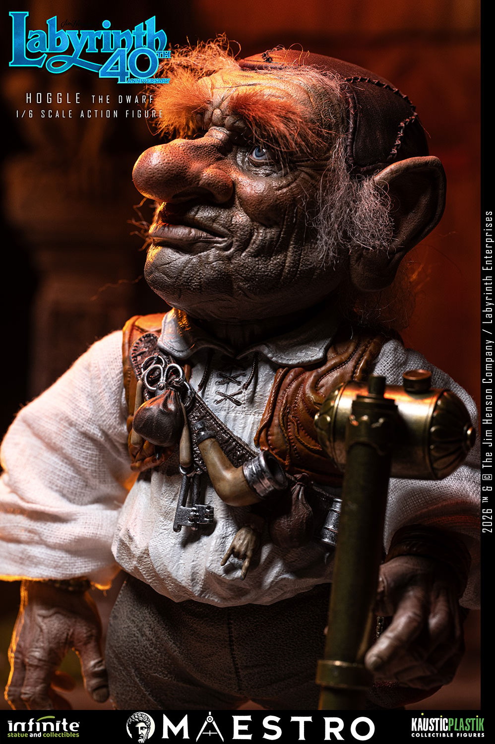 Labyrinth Hoggle the Dwarf Sixth Scale Figure  (Prototype Shown) View 4