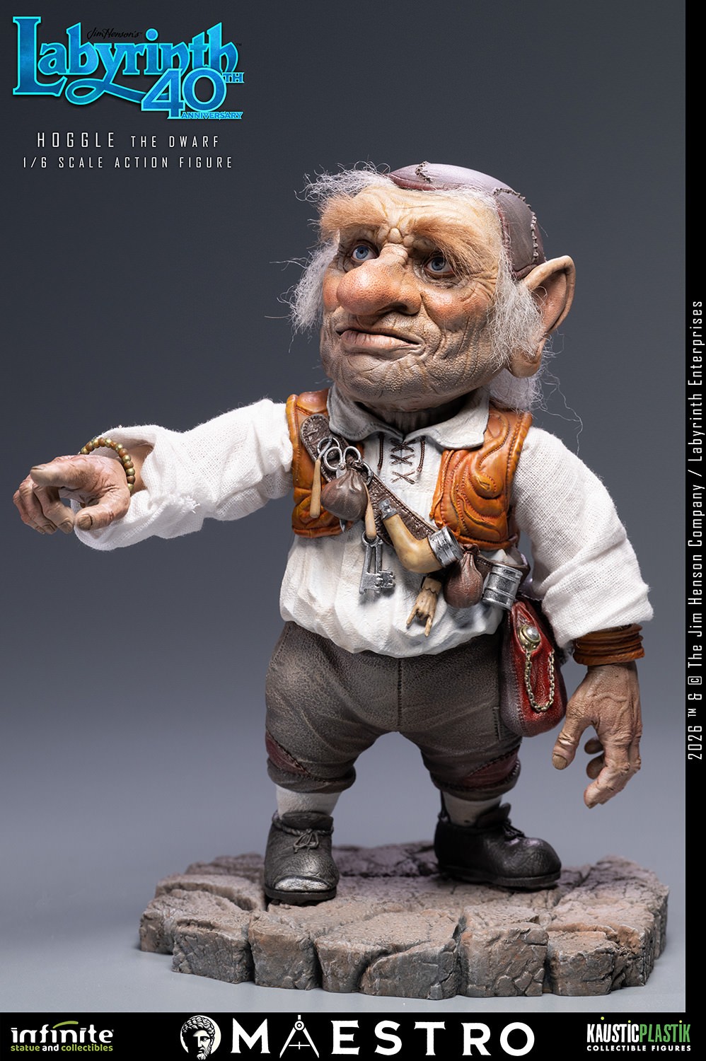Labyrinth Hoggle the Dwarf Sixth Scale Figure  (Prototype Shown) View 12