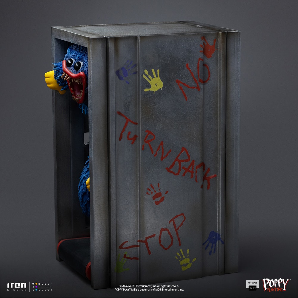 Poppy Playtime Huggy Wuggy 1:10 Scale Statue  (Prototype Shown) View 8