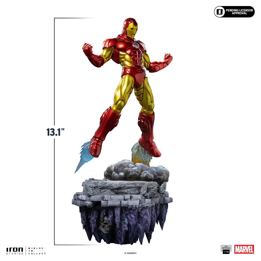Marvel Iron Man 1:10 Scale Statue  (Prototype Shown) View 2