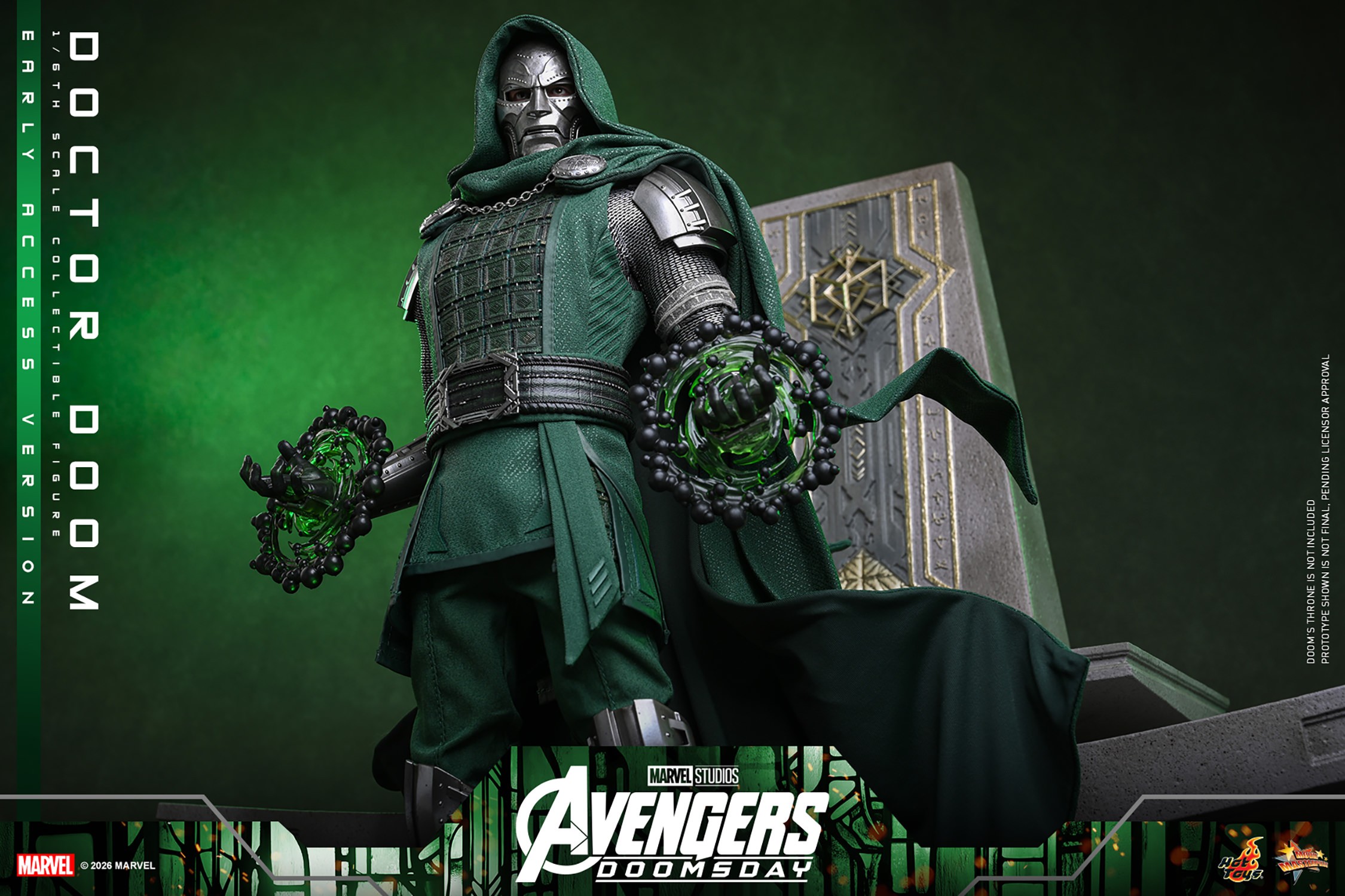 Marvel Doctor Doom Sixth Scale Figure  (Prototype Shown) View 12