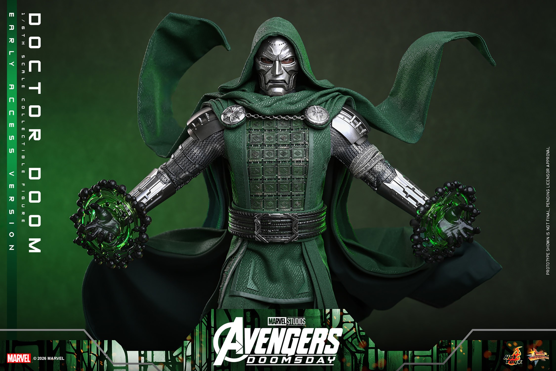 Marvel Doctor Doom Sixth Scale Figure  (Prototype Shown) View 14