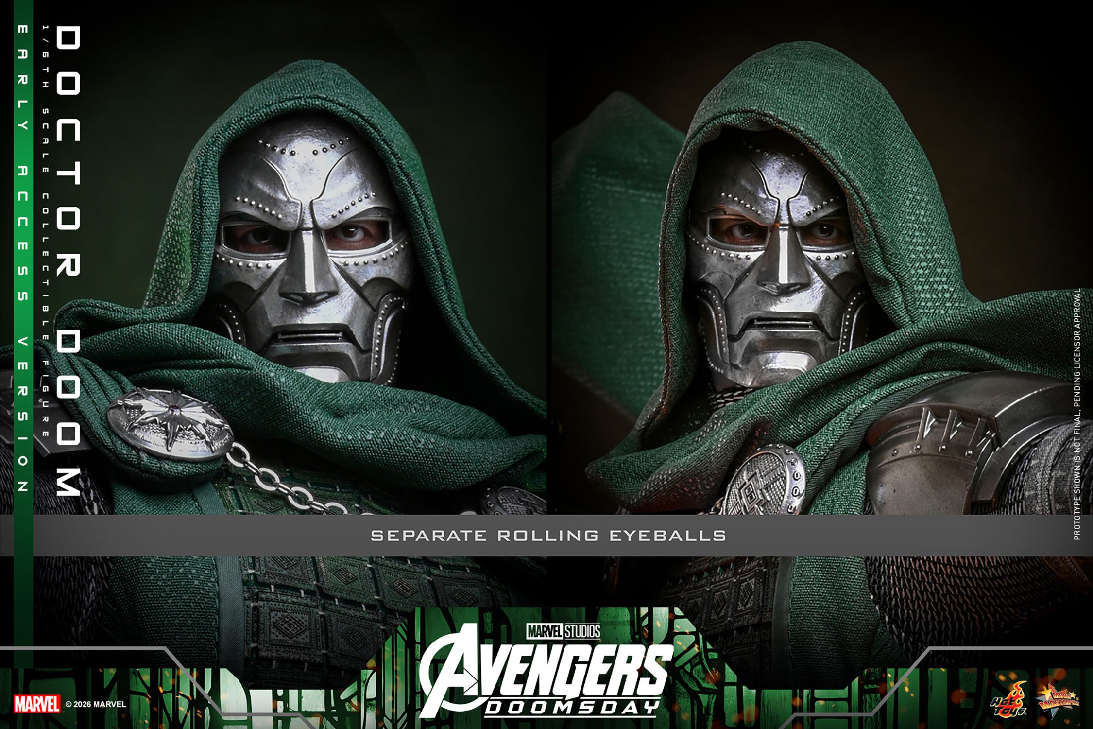Marvel Doctor Doom Sixth Scale Figure  (Prototype Shown) View 21