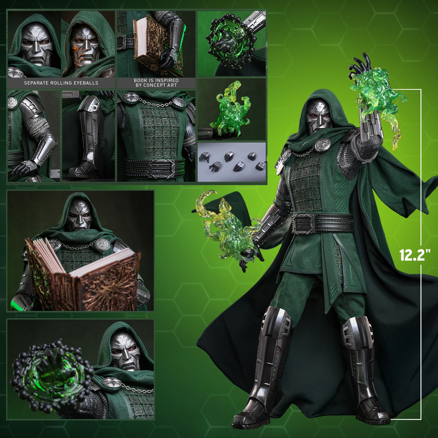 Marvel Doctor Doom Sixth Scale Figure  (Prototype Shown) View 2