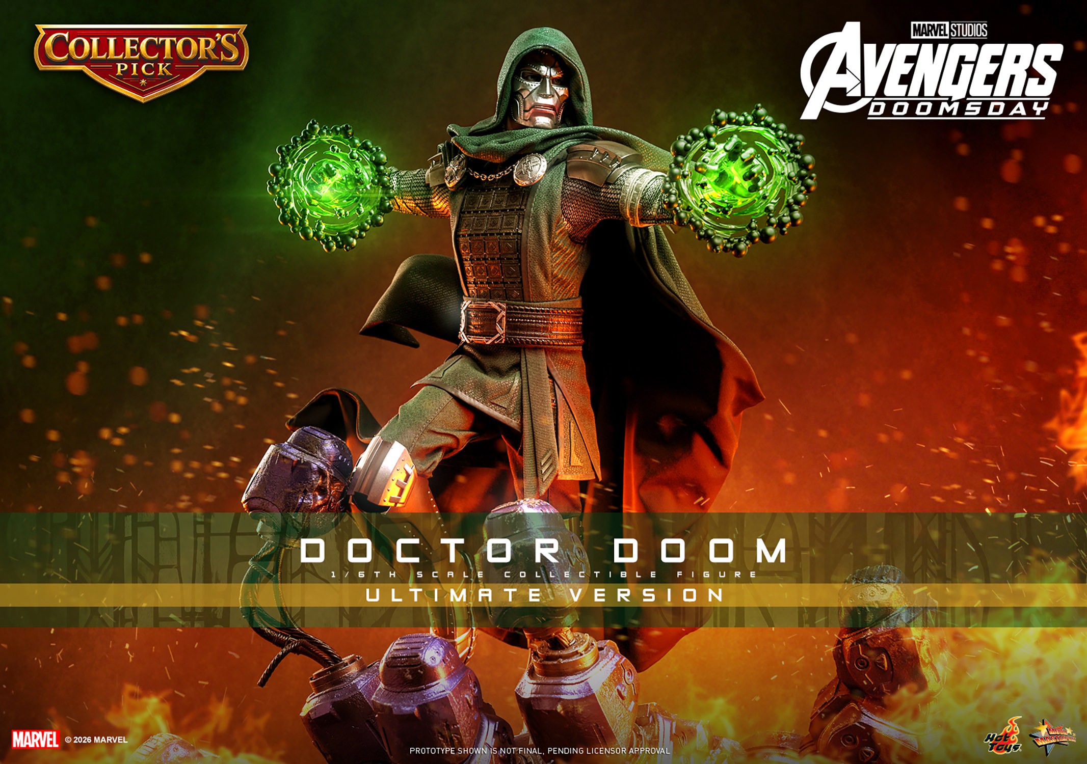 Marvel Doctor Doom (Ultimate Version) Sixth Scale Figure  (Prototype Shown) View 1