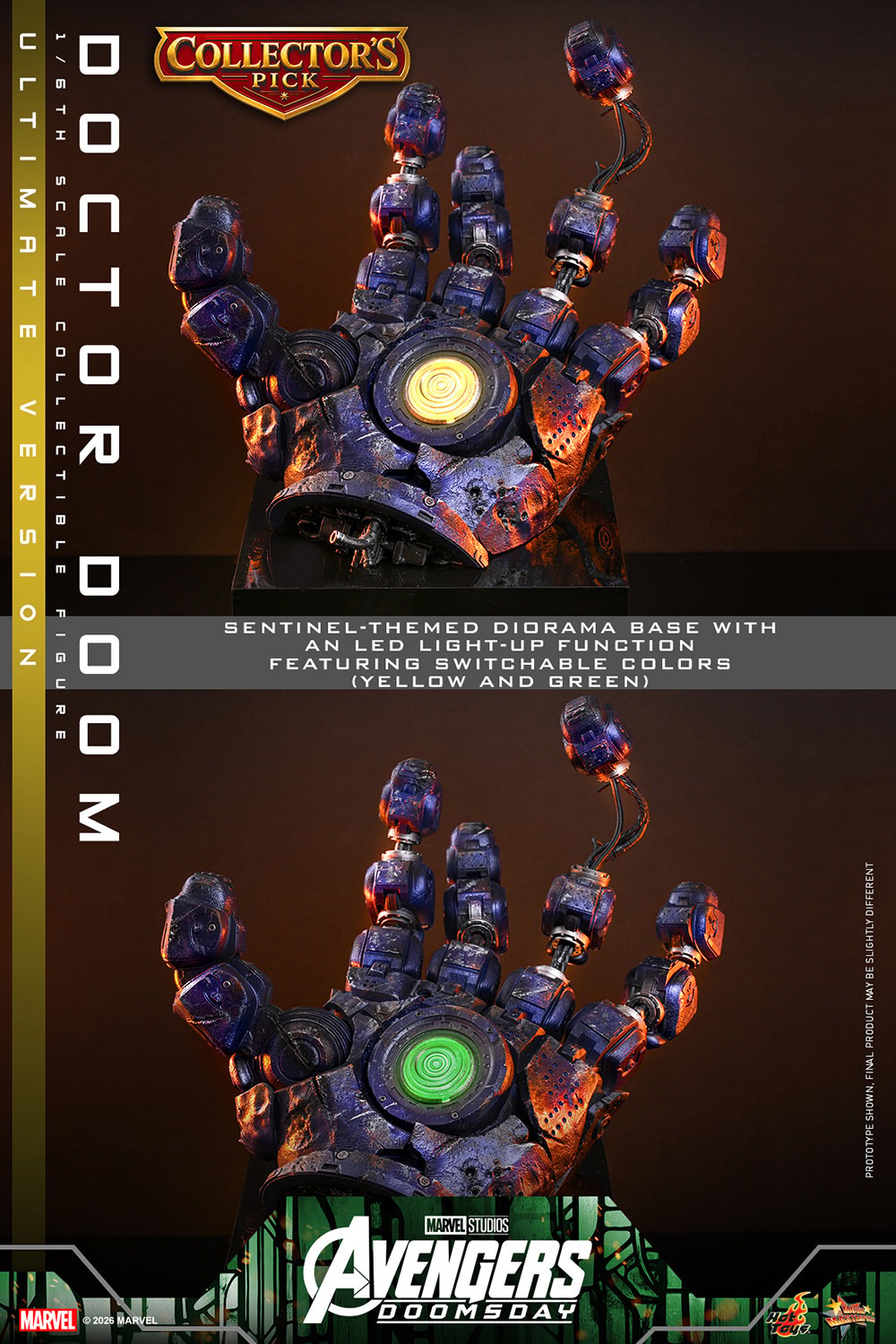 Marvel Doctor Doom (Ultimate Version) Sixth Scale Figure  (Prototype Shown) View 17