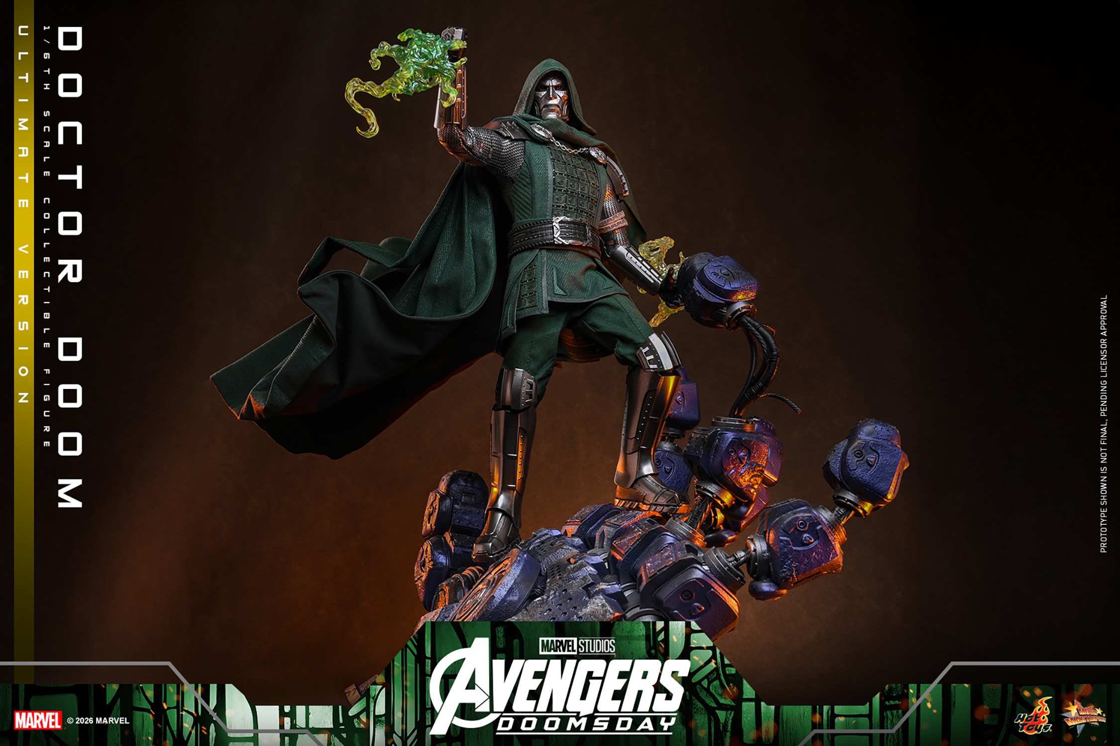 Marvel Doctor Doom (Ultimate Version) (Special Edition) Sixth Scale Figure  (Prototype Shown) View 1